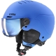 Kask narciarski Uvex Rocket Jr Visor niebieski