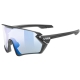 Okulary rowerowe Uvex Sportstyle 231 V Set czarno-niebieskie