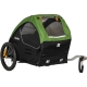 Przyczepka dla psa Burley Tail Wagon zielono-czarna