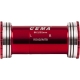 Suport rowerowy CEMA BB86 - BB92 Interlock stal nierdz. Shimano 24mm czerwony