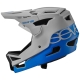 Kask rowerowy Fullface 7iDP Project 23 ABS szaro-niebieski