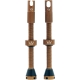Zestaw wentyli Peatys x Chris King tubeless brązowe