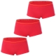 Zestaw bokserek damskich Brubeck Active Wool malinowe 3 szt