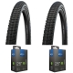 Komplet opon i dętek Schwalbe Marathon Plus Tour 26 Smartguard Reflex AV13