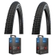 Komplet opon i dętek Schwalbe Marathon Plus Tour 28 Smartguard Reflex SV17