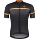 Koszulka rowerowa Rogelli Hero II czarno-pomarańczowa