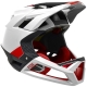 Kask rowerowy Fullface Fox Proframe Blocked MIPS biało-czarny