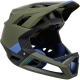 Kask rowerowy Fullface Fox Proframe Blocked MIPS oliwkowy