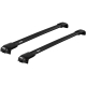 Bagażnik dachowy Thule Wingbar Edge Renault Clio 5-dr Estate 13-20 na relingi czarny