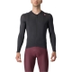 Koszulka rowerowa z długim rękawem Castelli Espresso czarna - XXL