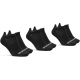 3-Pack skarpetek GripGrab Classic No Show Summer czarny