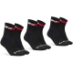 3-Pack skarpetek GripGrab Classic Regular Cut Summer czarny