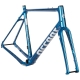 Rama gravel Accent Freak Carbon niebiesko-srebrna