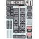 Naklejki na amortyzator Rock Shox Pike / Lyrik / Yari / Domain / Revelation szar