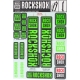 Naklejki na amortyzator Rock Shox Pike / Lyrik / Yari / Domain / Revelation ziel