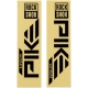 Naklejki na amortyzator Rock Shox Pike Ultimate C1+ czarne