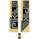 Naklejki na amortyzator Rock Shox Pike Ultimate C1+ srebrne