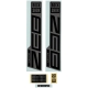 Naklejki na amortyzator Rock Shox ZEB Ultimate Flight Attendant czarne