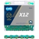 Łańcuch KMC X12 Aurora Green