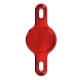 Uchwyt na lokalizator Muc-Off Secure Tag Holder 2.0 dla Apple AirTag czerwony