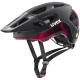 Kask rowerowy Uvex React MIPS czarno-czerwony