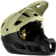 Kask rowerowy fullface MET Parachute MCR MIPS zielono-czarny