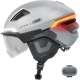 Kask rowerowy Abus HYP-E ACE srebrny