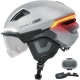 Kask rowerowy Abus HYP-E BL.ACE srebrny