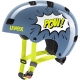 Kask rowerowy orzech Uvex Kid 3 granatowo-żółty