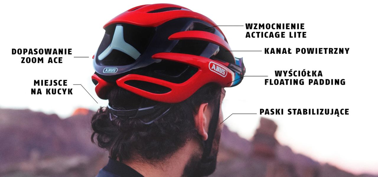 Cechy kasku rowerowego Abus AirBreaker