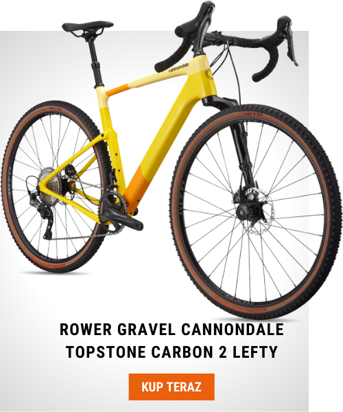 Rower gravel Cannondale Topstone Carbon 2 Lefty żółty