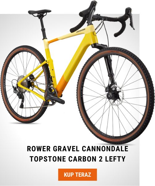 Rower gravel Cannondale Topstone Carbon 2 Lefty żółty