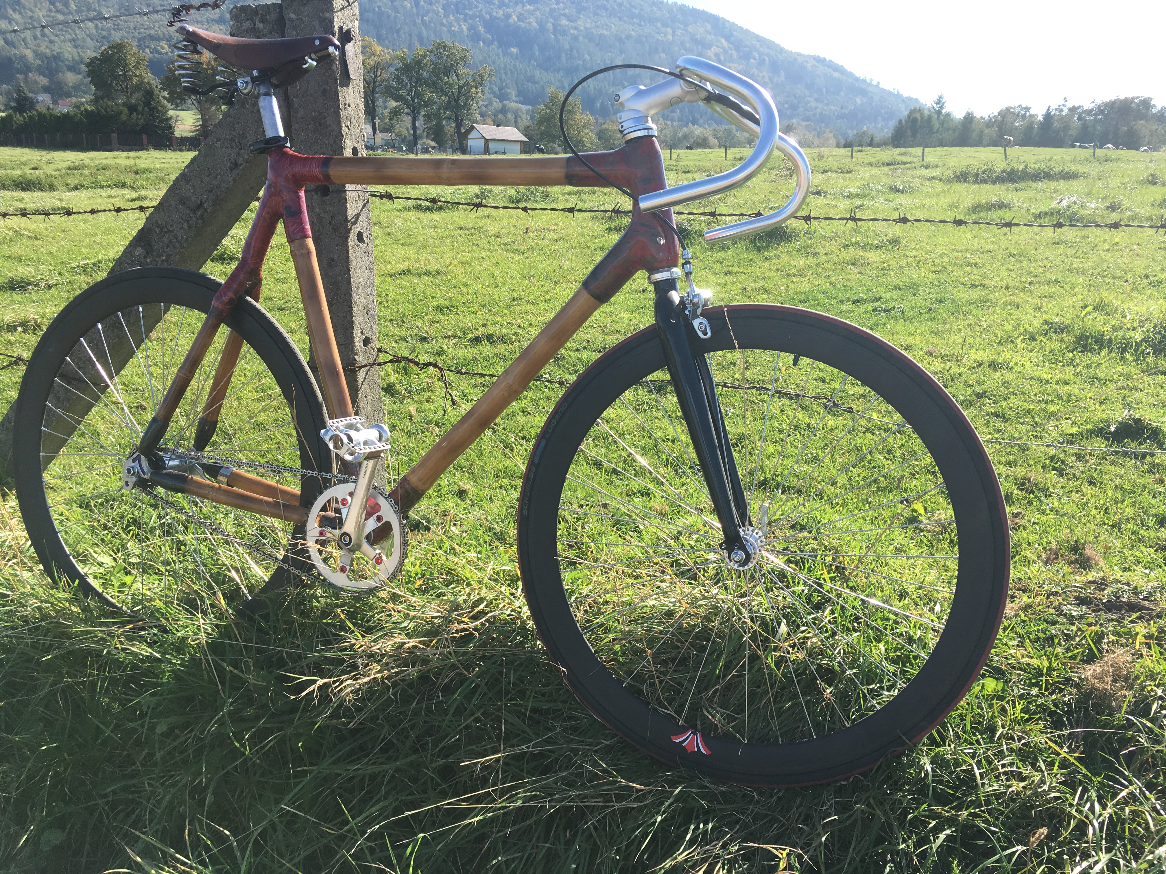 rower bambusowy single speed la-bamba