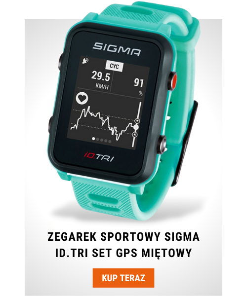 Zegarek sportowy Sigma iD.Tri Set GPS miętowy