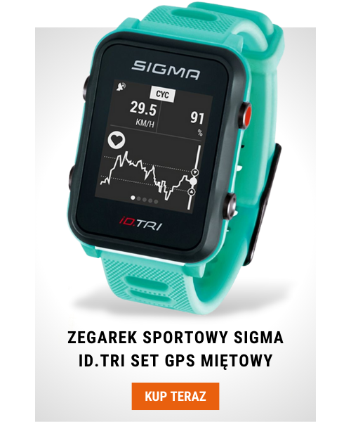 Zegarek sportowy Sigma iD.Tri Set GPS miętowy