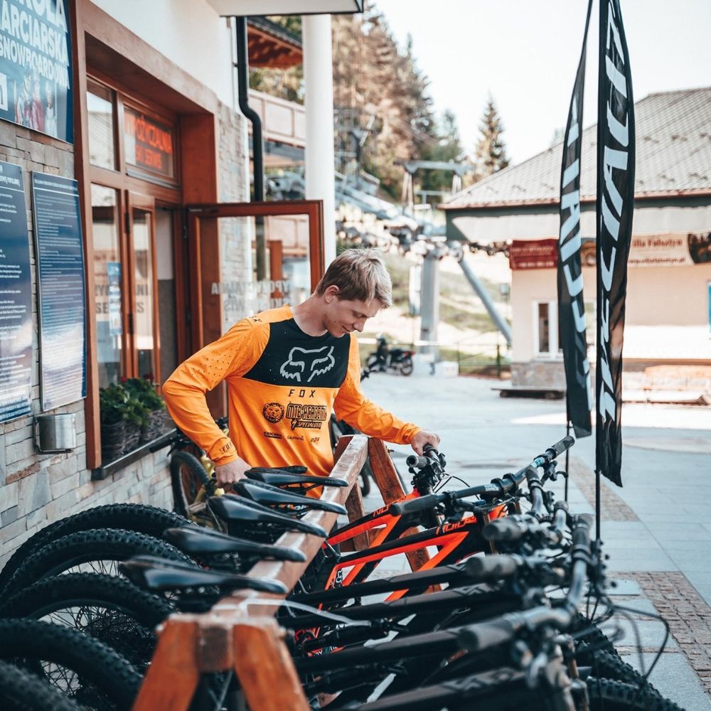 Wypożyczalnia rowerów w Bike Park Kluszkowice