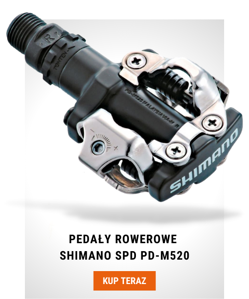 Pedały rowerowe Shimano SPD PD M520 czarne