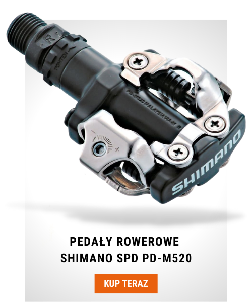 Pedały rowerowe Shimano SPD PD M520 czarne