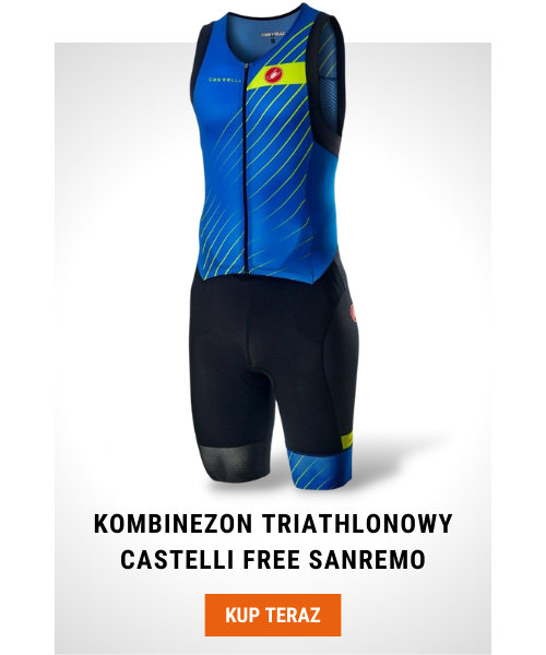 Kombinezon triathlonowy Castelli Free Sanremo niebieski