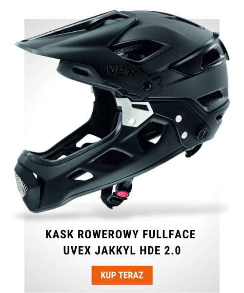 Kask rowerowy Fullface Uvex Jakkyl HDE 2.0 czarny