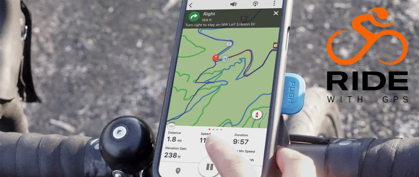 Nawigacja na rower Ride with GPS