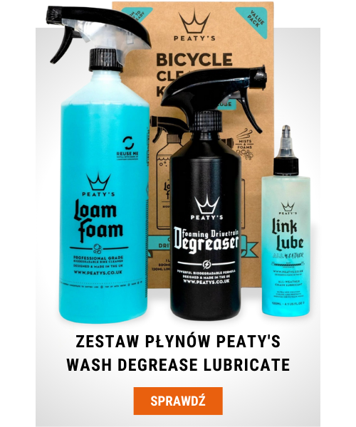 Zestaw płynów Peaty's Wash Degrease Lubricate