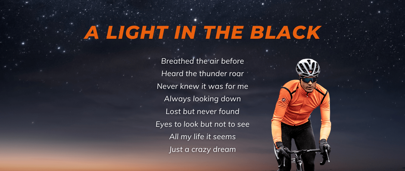 Fragment tekstu piosenki A Light In The Black