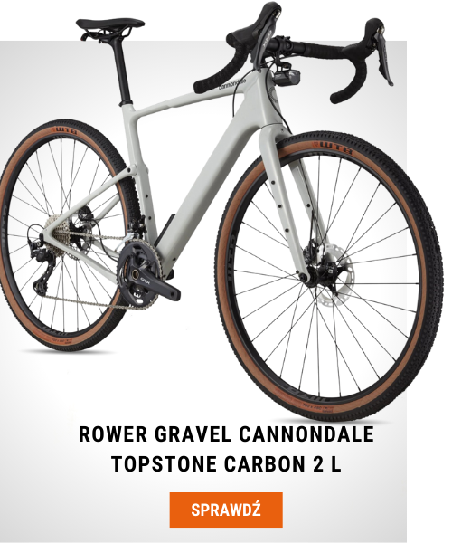 Rower gravel Cannondale Topstone Carbon 2 L biały