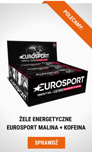 Żele energetyczne Eurosport malina i kofeina