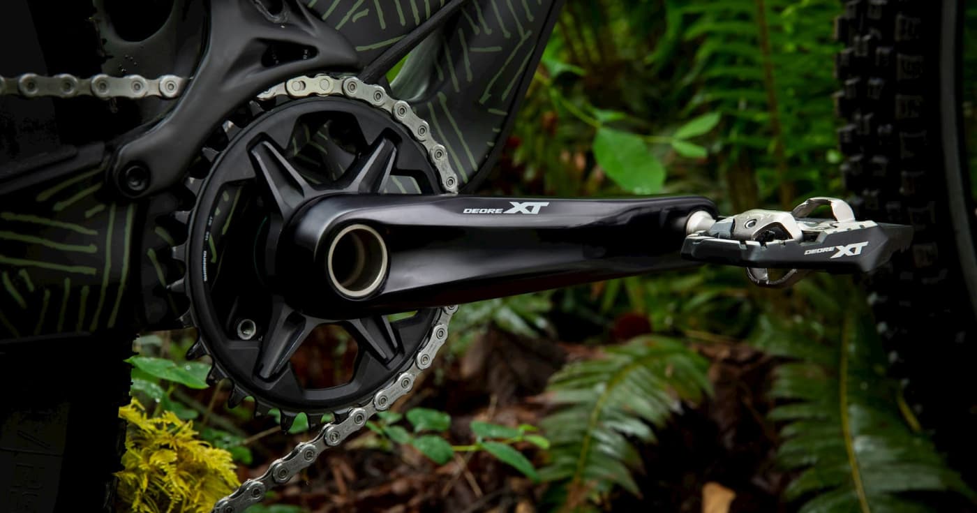 Suport rowerowy w korbie MTB