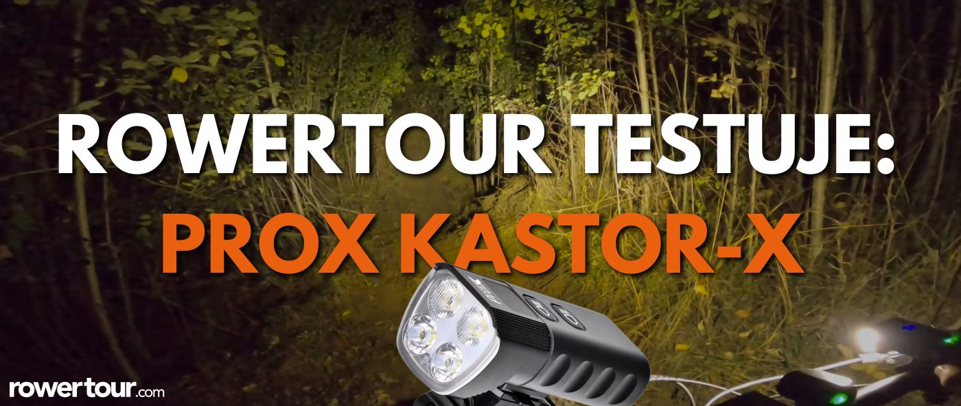 rowertour testuje lampkę rowerową prox kastor x