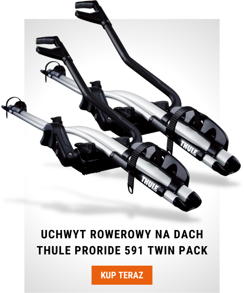 Uchwyt rowerowy na dach za ramę Thule ProRide 591 Twin Pack