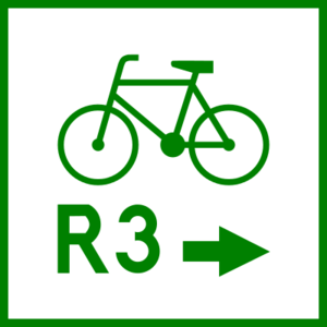 Dodatkowe znaki na szlakach rowerowych R-2a