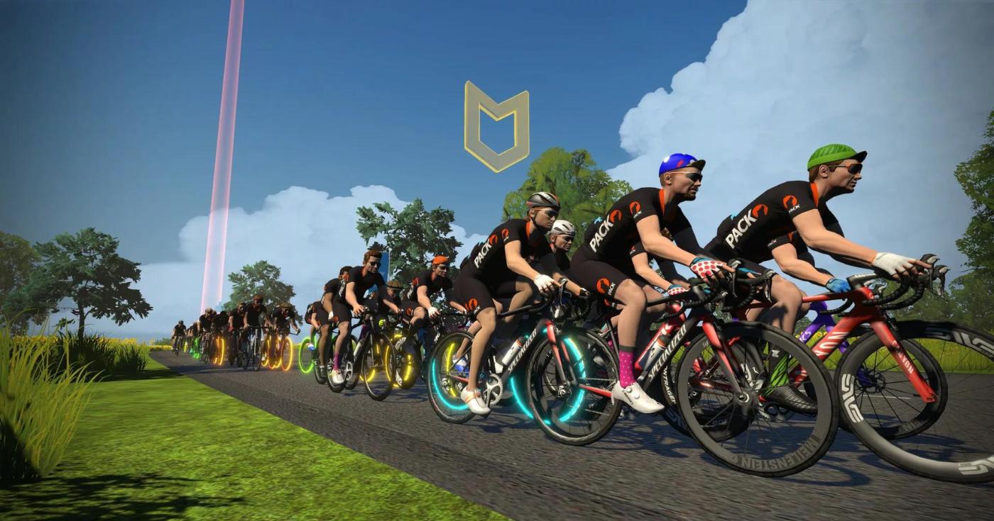 Wirtualna trasa w świecie Zwift